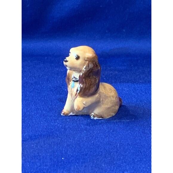 Miniature Porcelain Cocker Spaniel Lady Figurine - Picture 2 of 5
